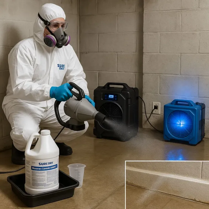 Sanitization and Odor Removal process in Mercer County, NJ