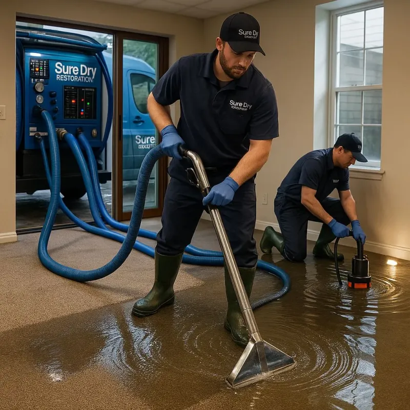 Water Extraction and Removal process in Mercer County, NJ
